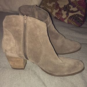 Sole Society tan booties